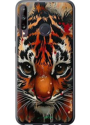 Чехол на huawei p40 lite e mini tiger "6052u-1875-10746"