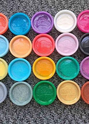 Play-doh sparkle compound 1 ounc f4636ass hasbro плей до тісто для ліплення спаркл 28 грам в асорт поштучно