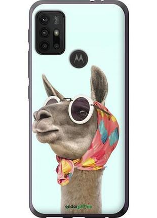 Чехол на motorola moto g20 модная лама "4479u-2461-10746"