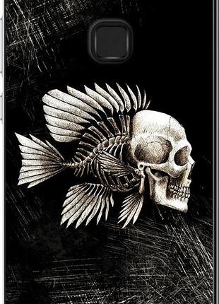 Чехол на huawei p10 lite рыбо-человек "683u-896-10746"
