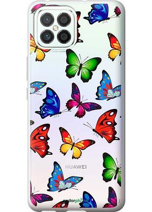 Чехол на huawei nova 8 se красочные мотыльки "4761u-2126-10746"