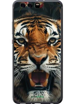 Чехол на huawei p10 plus тигровое величие "6080u-963-10746"