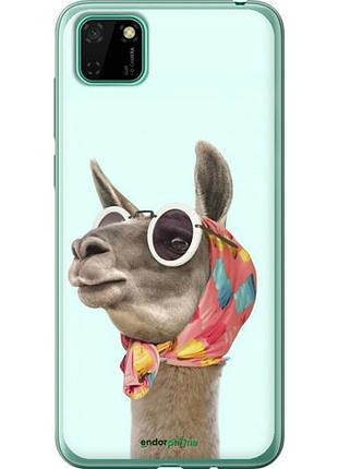 Чехол на huawei y5p модная лама "4479u-1936-10746"