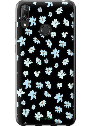 Чехол на huawei y7 2019 цветочный "4900u-1638-10746"