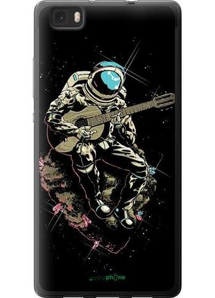 Чехол на huawei ascend p8 lite космонавт с гиратой "4138u-126-10746"