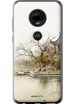 Чехол на motorola moto g7 японский пейзаж "776u-1614-10746"