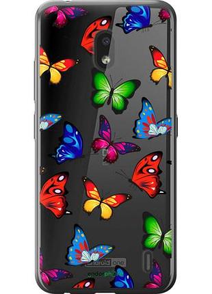 Чохол на nokia 2.2 барвисті метелики "4761u-1706-10746"