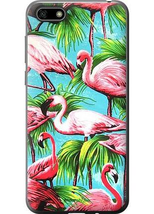 Чехол на huawei y5 2018 tropical background "4016u-1500-10746"