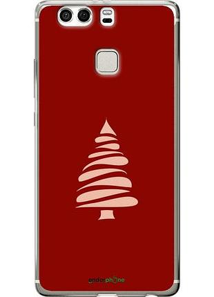 Чехол на huawei p9 plus новогодний 15 "4628u-300-10746"