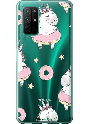 Чехол на huawei honor 30s единорожки "4659u-1897-10746"