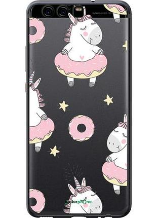 Чехол на huawei p10 единорожки "4659u-780-10746"