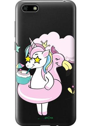 Чехол на huawei y5 2018 crown unicorn "4660u-1500-10746"
