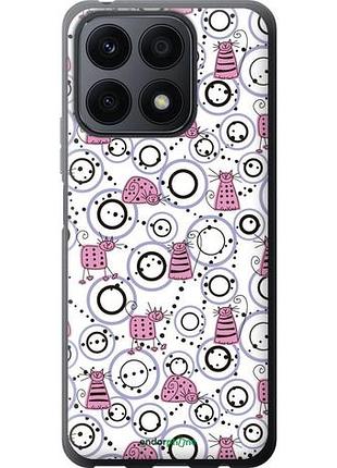 Чехол на huawei honor x8a смешные коты "907u-2963-10746"