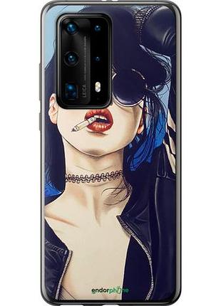 Чохол на huawei p40 pro plus дівчина на стилі "4151u-1917-10746"