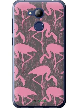 Чехол на huawei honor 6c pro vintage-flamingos "4171u-1358-10746"