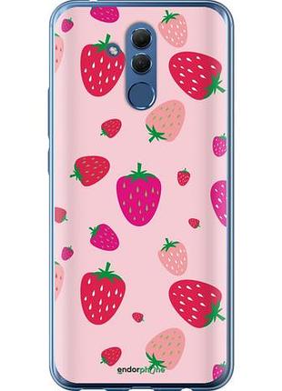 Чехол на huawei mate 20 lite клубнички "4332u-1575-10746"