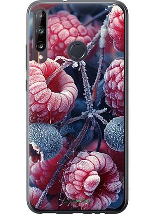 Чехол на huawei p40 lite e морозные ягоды "6033u-1875-10746"