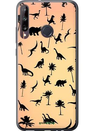 Чехол на huawei p40 lite e динозаврики 1 "4772u-1875-10746"
