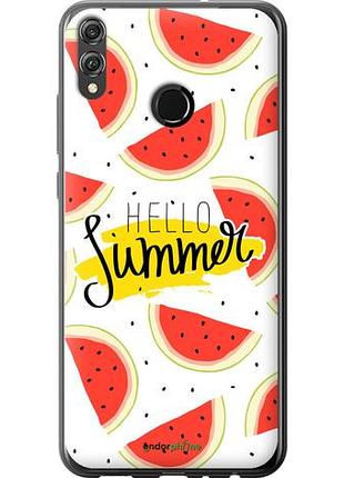 Чехол на huawei honor 8x hello summer "4356u-1596-10746"