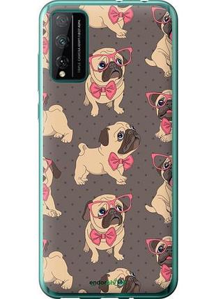 Чехол на huawei honor play 4t pro мопсики 2 "4362u-1914-10746"
