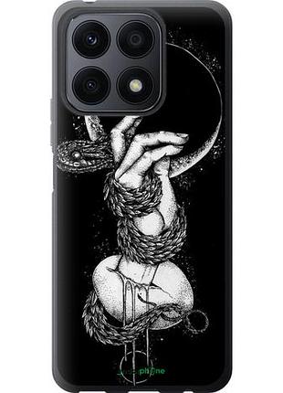 Чехол на huawei honor x8a змея в руке "4149u-2963-10746"