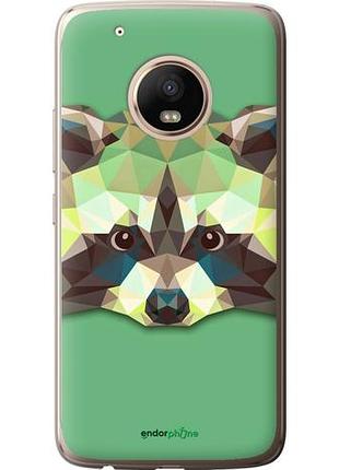 Чехол на motorola moto g5 plus енот "1217u-1038-10746"