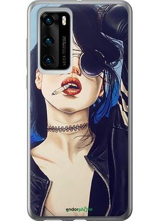Чохол на huawei p40 дівчина на стилі "4151u-1840-10746"