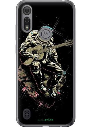 Чехол на motorola e6i космонавт с гиратой "4138u-2355-10746"