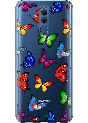 Чохол на huawei mate 20 lite барвисті метелики "4761u-1575-10746"
