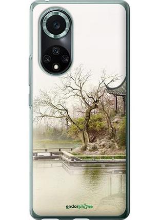 Чехол на huawei nova 9 pro японский пейзаж "776u-2503-10746"
