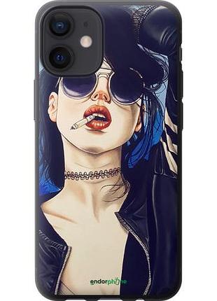 Чехол на iphone 12 mini девушка на стиле "4151u-2071-10746"