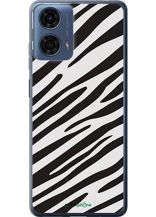 Чехол на motorola moto g24 power классическая зебра "4874u-3665-10746"