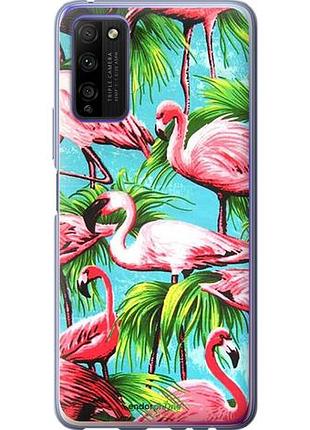 Чехол на huawei honor 30 lite tropical background "4016u-2074-10746"
