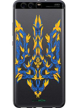 Чехол на huawei p10 plus герб украины v3 "5313u-963-10746"