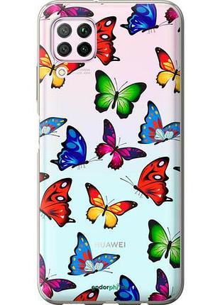 Чохол на huawei nova 6se барвисті метелики "4761u-1823-10746"
