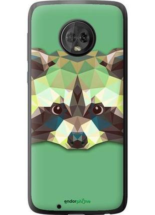 Чехол на motorola moto g6 енот "1217u-982-10746"