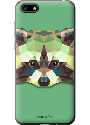 Чехол на huawei honor 7a енот "1217u-1805-10746"