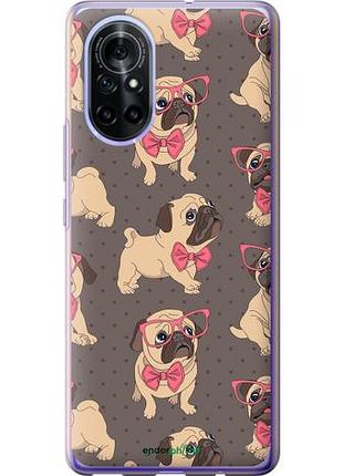 Чехол на huawei nova 8 мопсики 2 "4362u-2245-10746"