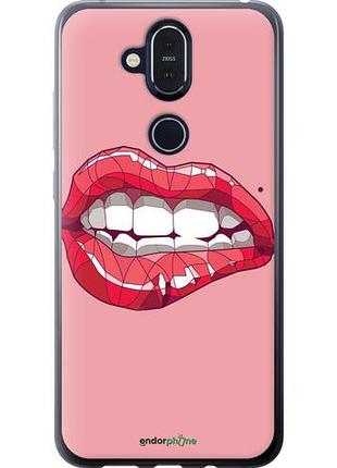 Чехол на nokia 8.1 sexy lips "4174u-1620-10746"