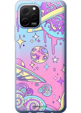 Чохол на huawei nova y61 рожева галактика "4146u-2983-10746"