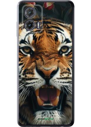 Чехол на motorola g73 тигровое величие "6080u-3196-10746"