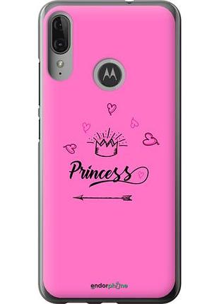 Чехол на motorola moto e6 plus princess "4361u-1780-10746"