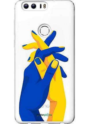 Чехол на huawei honor 8 stand with ukraine "5255u-351-10746"