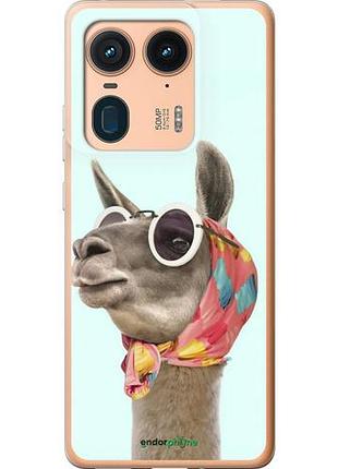 Чехол на motorola edge 50 ultra модная лама "4479u-3760-10746"