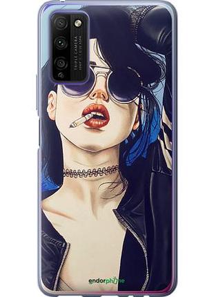 Чехол на huawei honor 30 lite девушка на стиле "4151u-2074-10746"