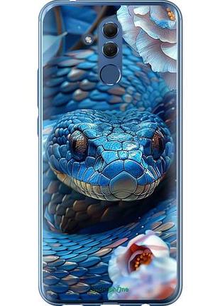 Чехол на huawei mate 20 lite blue snake "6079u-1575-10746"