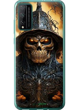 Чехол на huawei honor play 4t pro череп 2 "5652u-1914-10746"