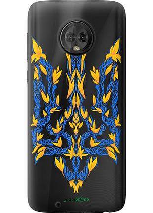 Чехол на motorola moto g6 герб украины v3 "5313u-982-10746"