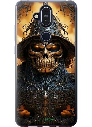 Чехол на nokia 8.1 череп 2 "5652u-1620-10746"