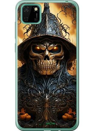 Чехол на huawei y5p череп 2 "5652u-1936-10746"